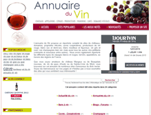 Tablet Screenshot of annuaire-vin.info
